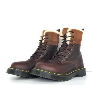 Dr. Martens Women's 1460 Kolbert WINTERGRIP FAUX FUR Lined Boots